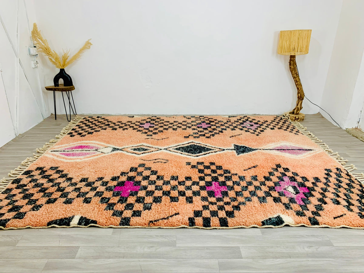 Moroccan Peach Berber Rug
