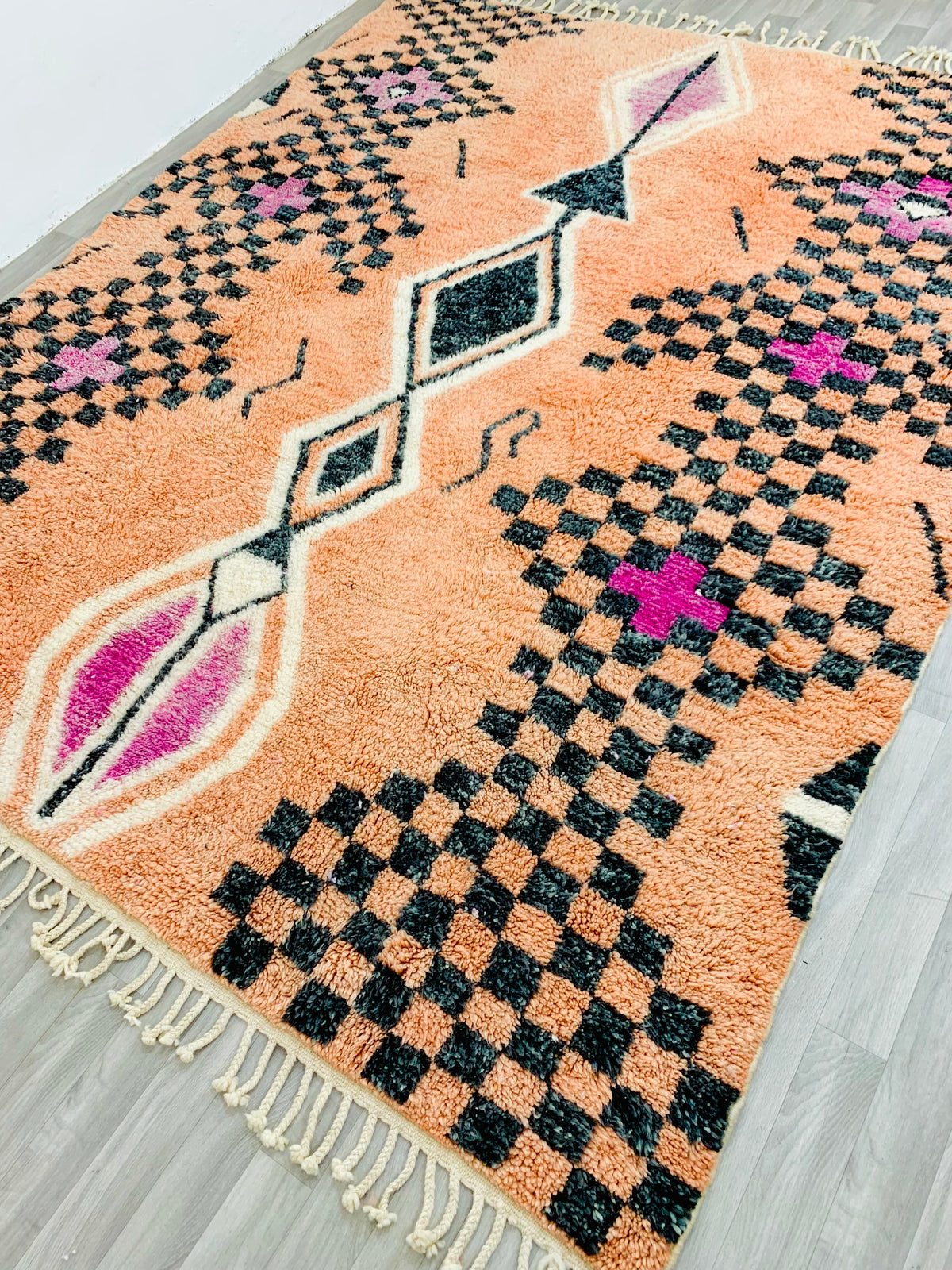 Moroccan Peach Berber Rug