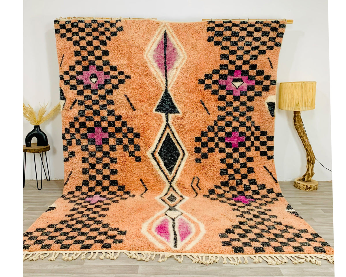 Moroccan Peach Berber Rug