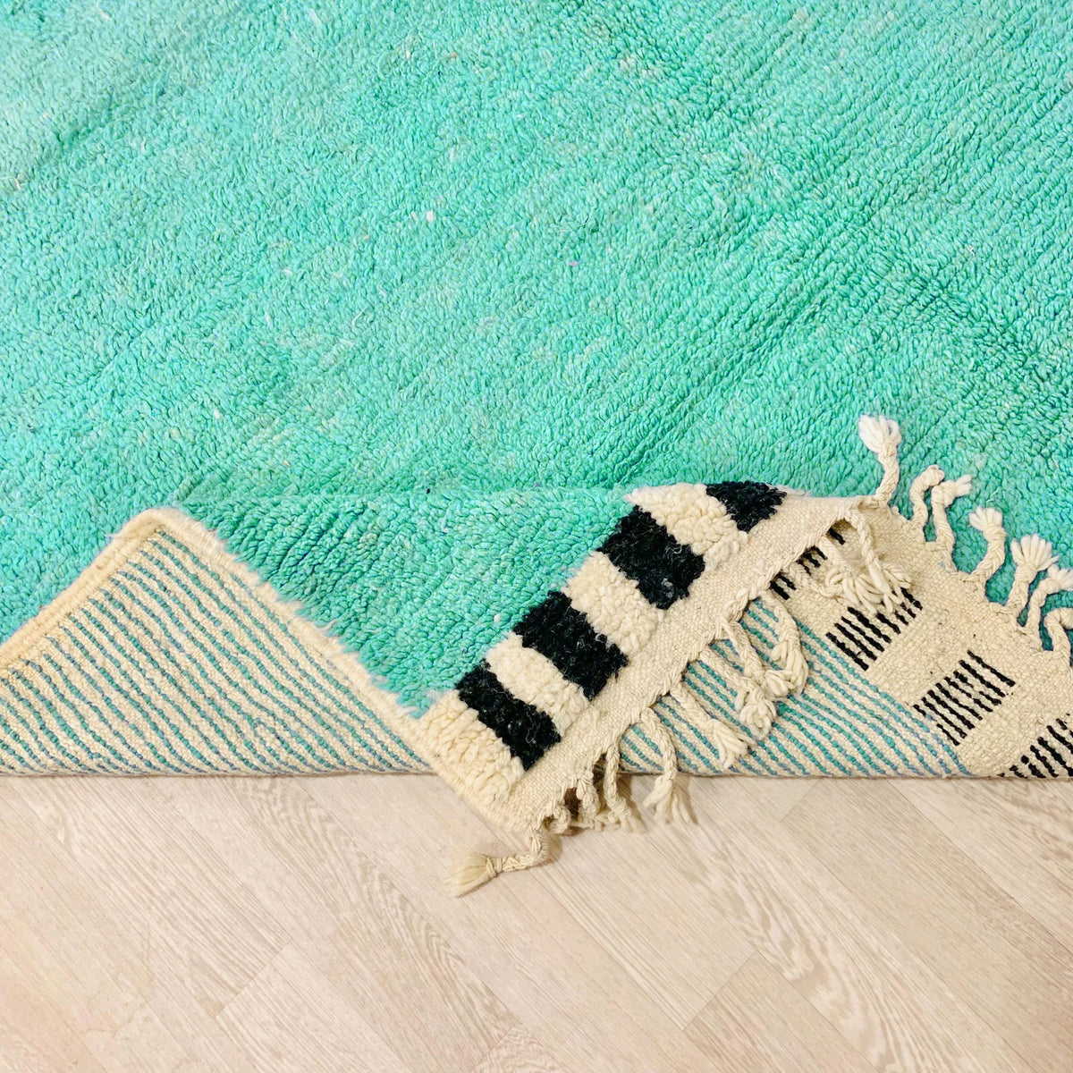 Moroccan Teal Berber Rug